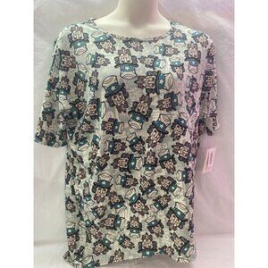 NWT LuLaRoe Size Md Irma High Low Patriot Uncle Sam Tunic